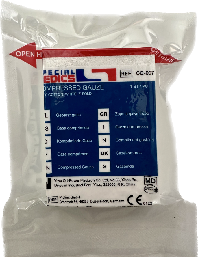 Compressed Gauze Z-Fold