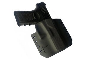 OWB Kydex PLP Holster M&P9 w/Malice Clips (Black)