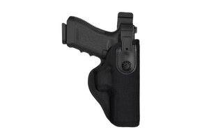Molded Cordura Holster with Polymer Loop for G17 - Left (Black)