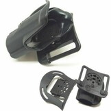 Polymer Belt Holster with Double Belt Loop