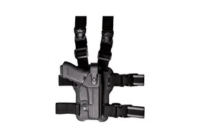 Polymer Thigh Holster w/Safety and Double Leg strap