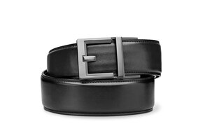 Black Leather Garrison Belt G2 Buckle