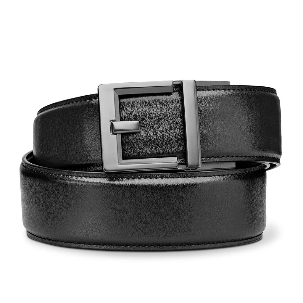 Black Leather Garrison Belt G2 Buckle