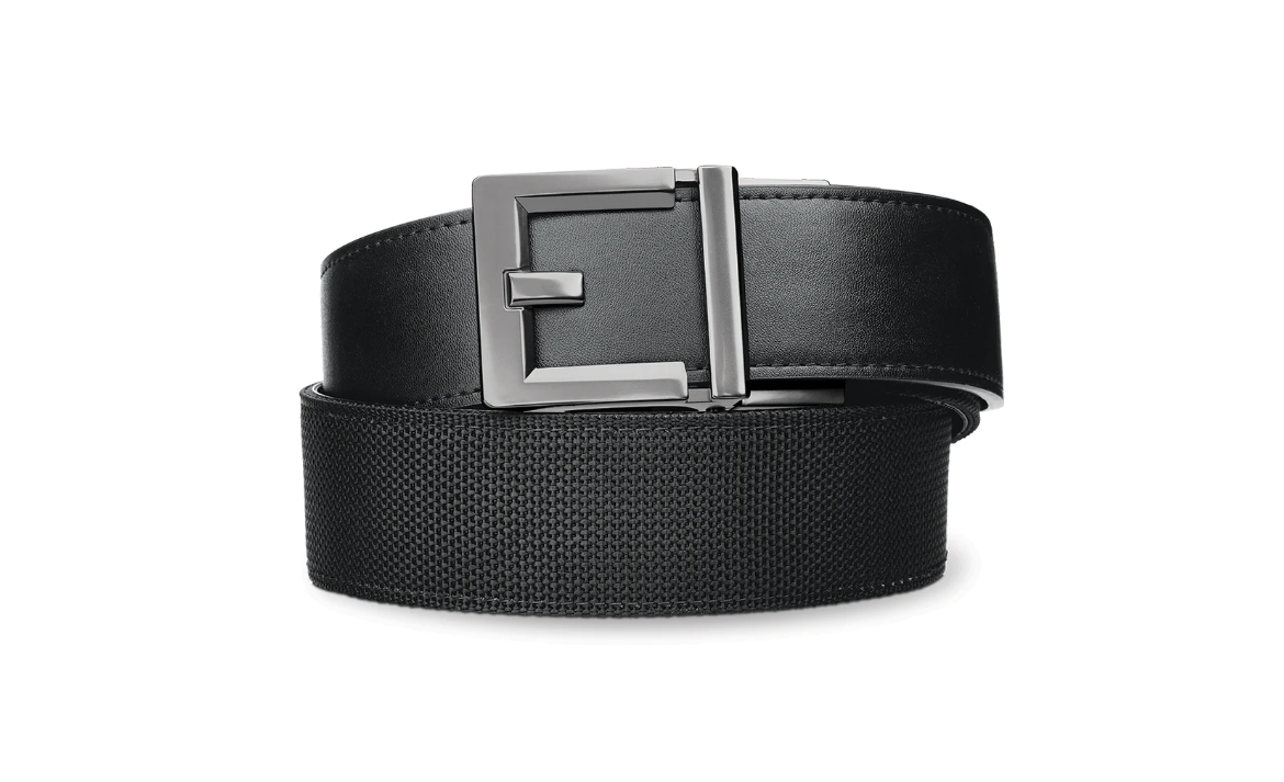 Executive Protection Black Tactical Belt 1.75" G2 Gunmetal Buckle