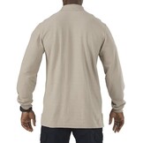 Utility Long Sleeve Polo (Black)