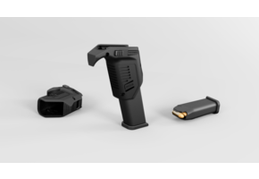 Angled Magazine Holder for Glock