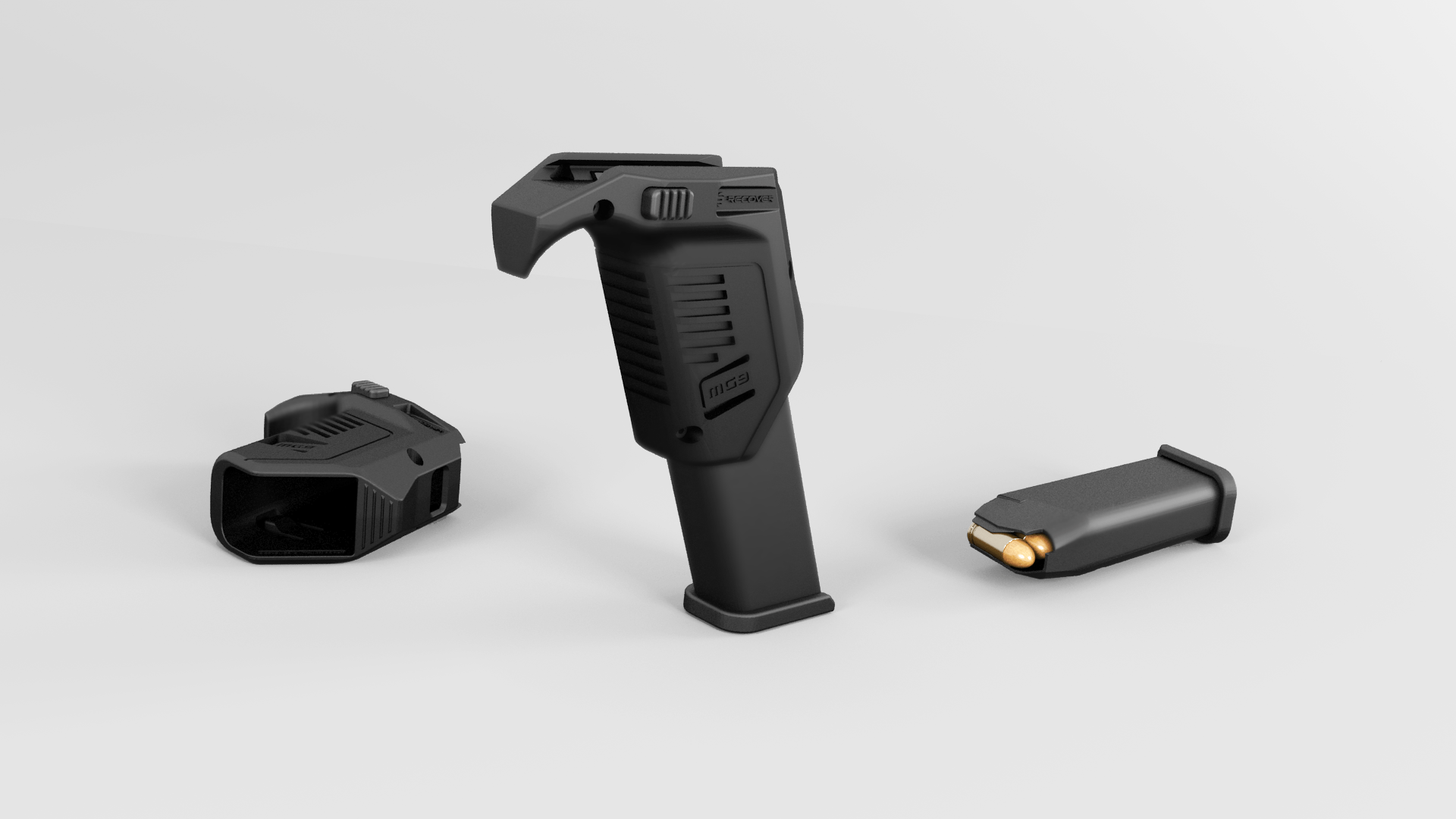 Angled Magazine Holder for Glock