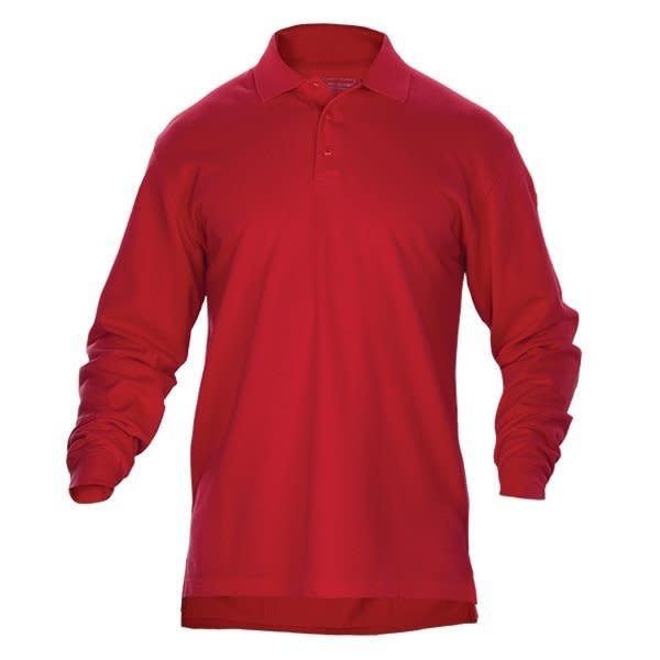 Professional Long Sleeve Polo (Range Red)