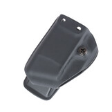Kydex Single Pistol Magazine Carrier for Double Stack 9mm w/IWB Clip (Black)