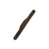 Laser Slim Grip Slotted Padded Belt (Black)