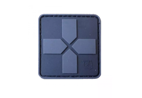 Grey Cross Medic Patch, 40mm (Black)