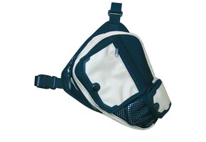 Shoulder Fanny Pack (Black/Beige)