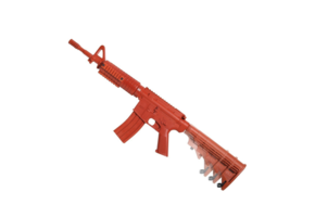 M4 Flat Top (Sliding Stock) w/Rails Red Gun
