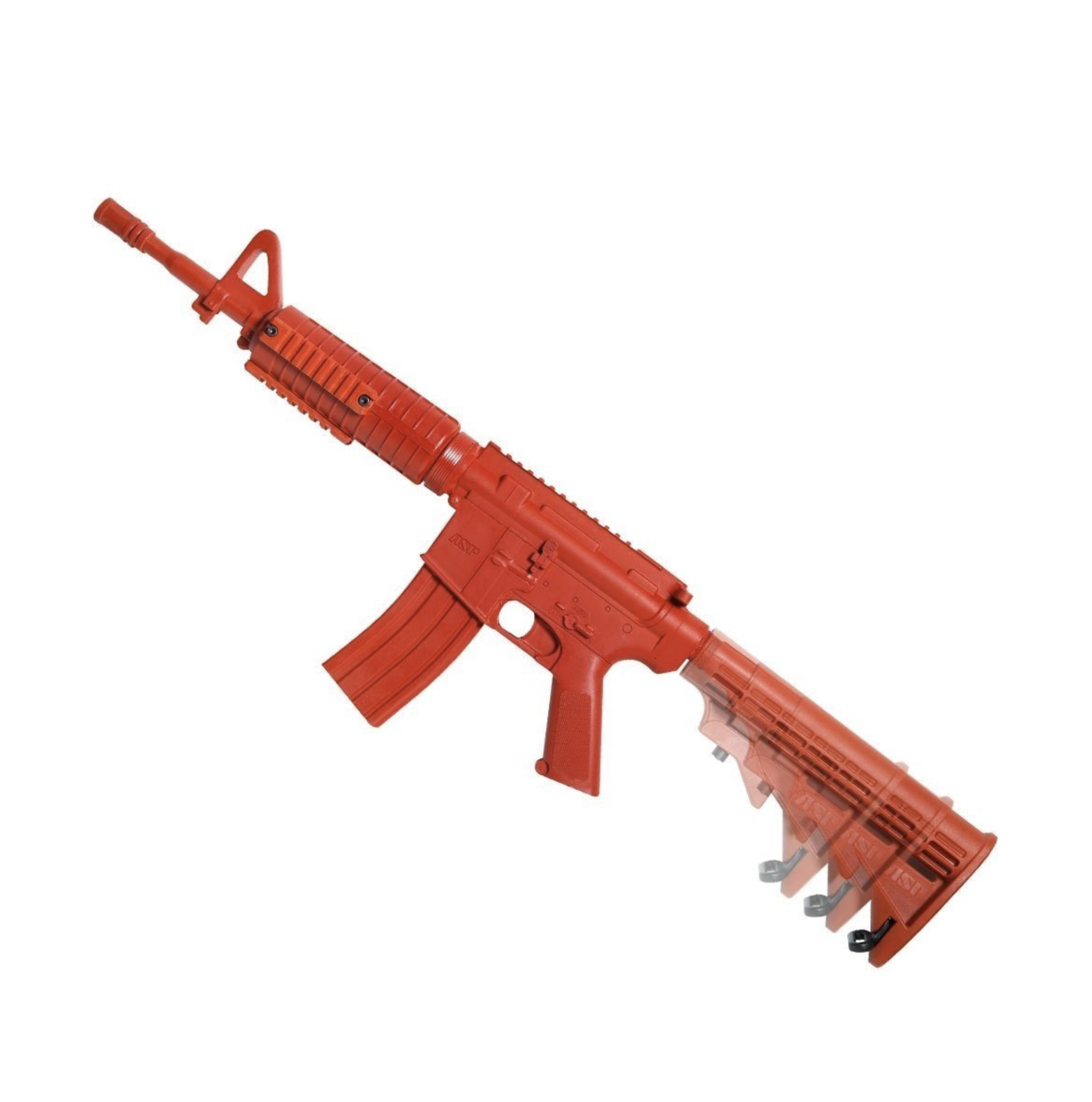 M4 Flat Top (Sliding Stock) w/Rails Red Gun