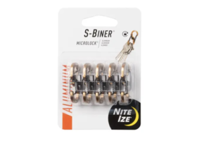 S Biner MicroLock Aluminium Coyote (5 Pack)