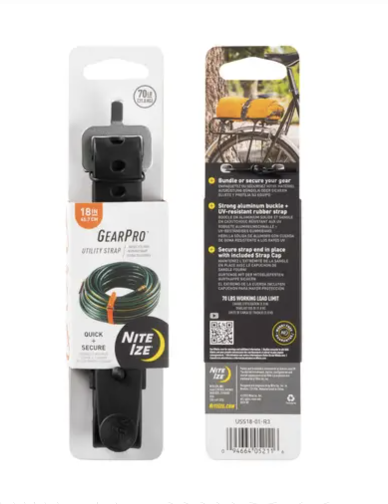 GearPro Utility Strap 18 Inch (Black)