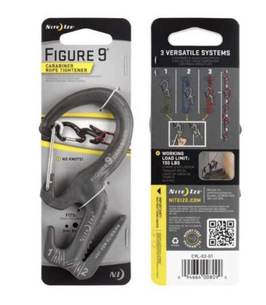 Figure 9 Carabiner Rope Tightener Large (Black)