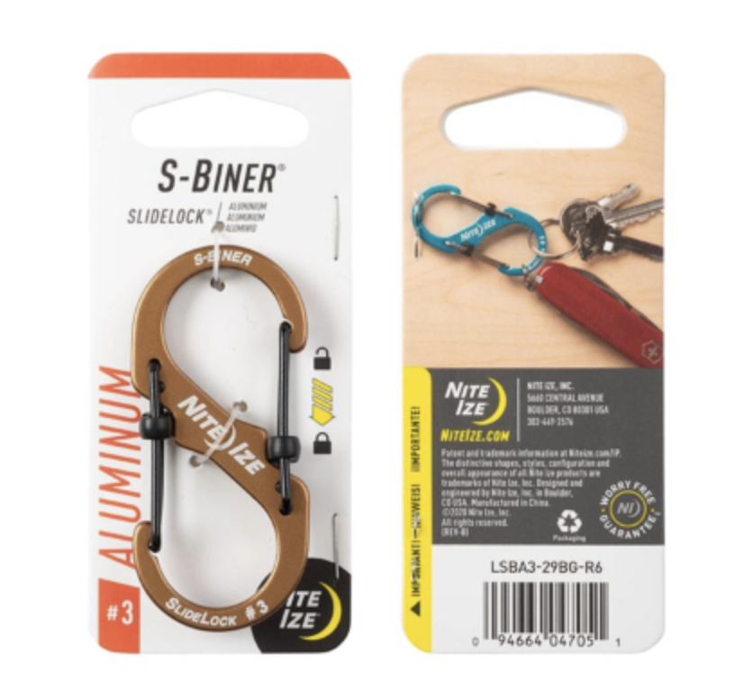 S Biner SlideLock Aluminium #3 (Coyote)