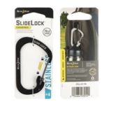 SlideLock Carabiner Stainless Steel #4 (Black)