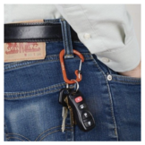 SlideLock Carabiner Aluminium #4 (Red)