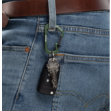 SlideLock Carabiner Aluminium #3 (Olive)