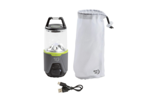 Radiant RL2 Rechargeable Camping Light - 400 lm - Gray / Green