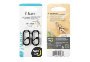 G Series Dual Chamber Carabiner #1 - 2 Pack (Black)