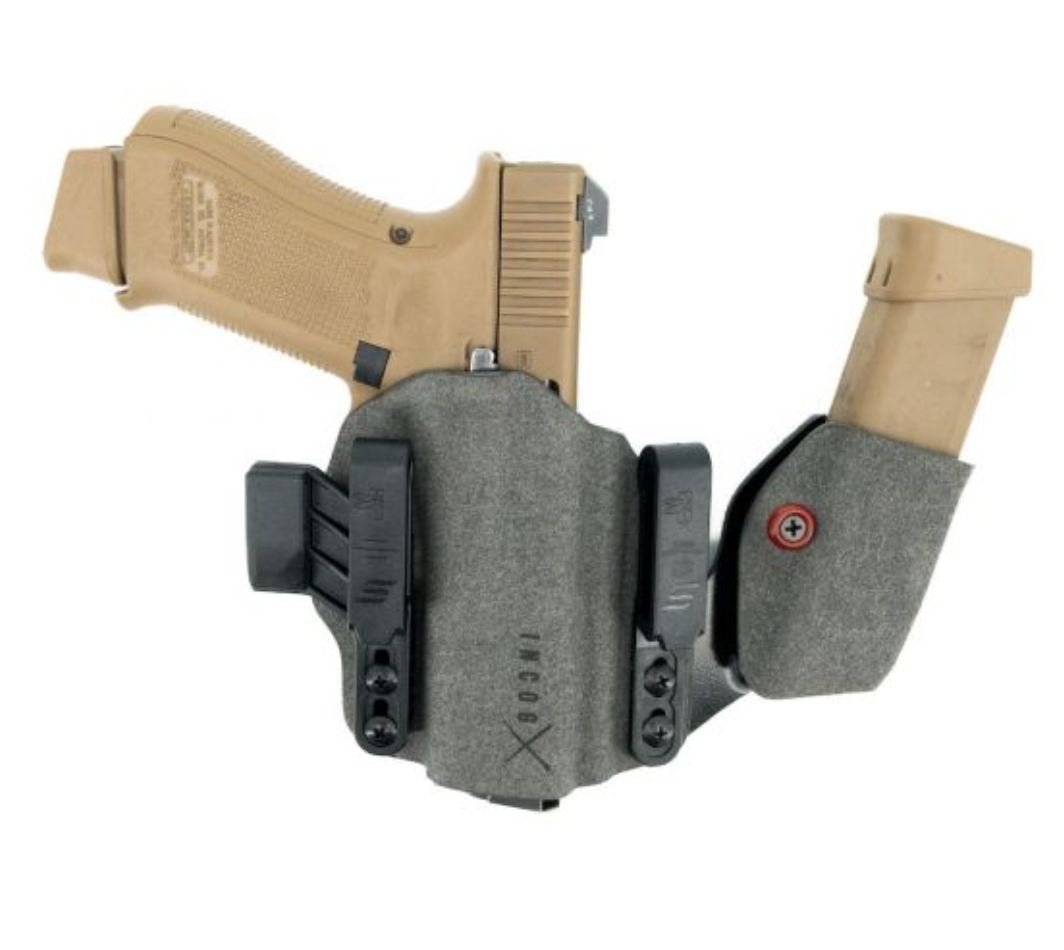 Incog X® Holster G17/19 Nonlight w/Mag Caddy (Grey)