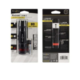Radiant 3 in 1 Mini Flashlight (Black)