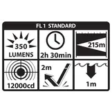 Full Size Weapon-Mounted Light 350 Lumens