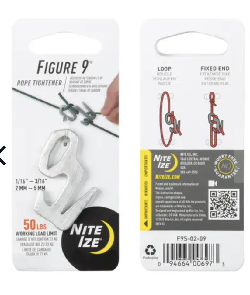 Figure 9 Rope Tightener Small (Silver)