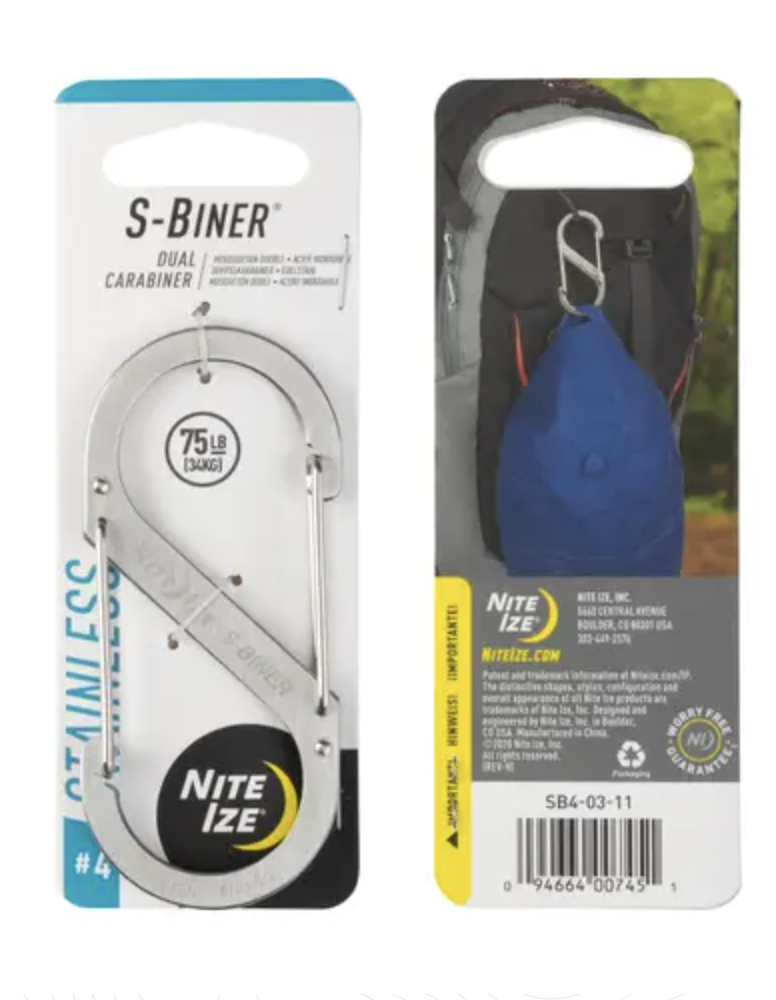 S-Biner #4 Stainless (Gris)