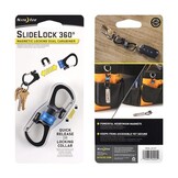 SlideLock® 360° Magnetic Locking Dual Carabiner (Olive)