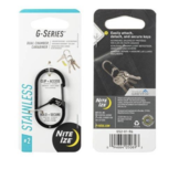 G-Series # (Black) Carabiner