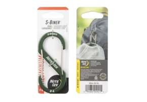 S-Biner Aluminium Dual Carabiner #4 (Olive)