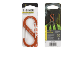 S-Biner Aluminum Dual Carabiner #4  (Orange)