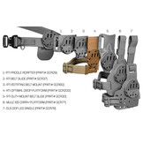RTI Optimal Drop Pistol Platform w/RTI and Leg Strap (Plastic Buckle)