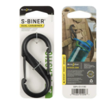S-Biner Plastic Dual Carabiner #4  (Black)