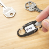 IdentiKey SlideLock Dual Carabiner -  2 Pack