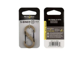 S-Biner Plastic Dual Carabiner #2  (Coyote)