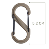 S-Biner Plastic Dual Carabiner #2  (Coyote)