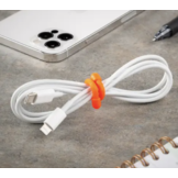 Gear Tie Reusable Rubber Twist Tie 18 in. - 2 Pack - (Coyote)