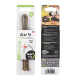 Gear Tie Reusable Rubber Twist Tie 12 in. - 2 Pack - (Coyote)