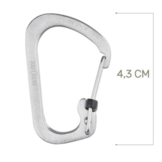 SlideLock Carabiner Stainless Steel #2 - Stainless