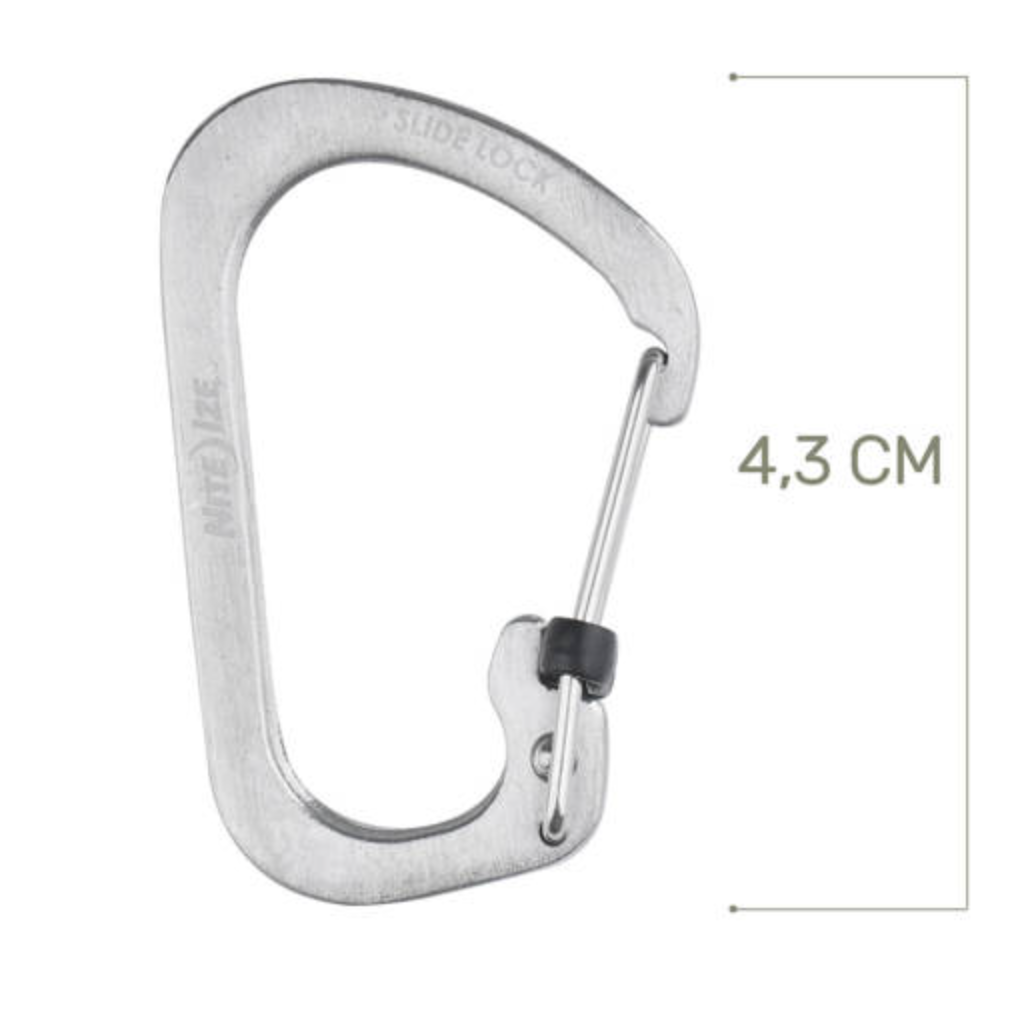 SlideLock Carabiner Stainless Steel #2 - Stainless