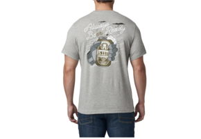 T-SHIRT ALWAYS BEER READY (Heather Grey)