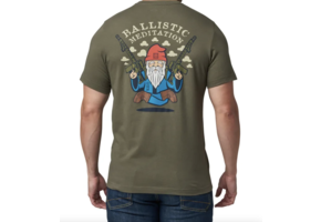 T-SHIRT BALLISTIC MEDITATION (RANGER GREEN)