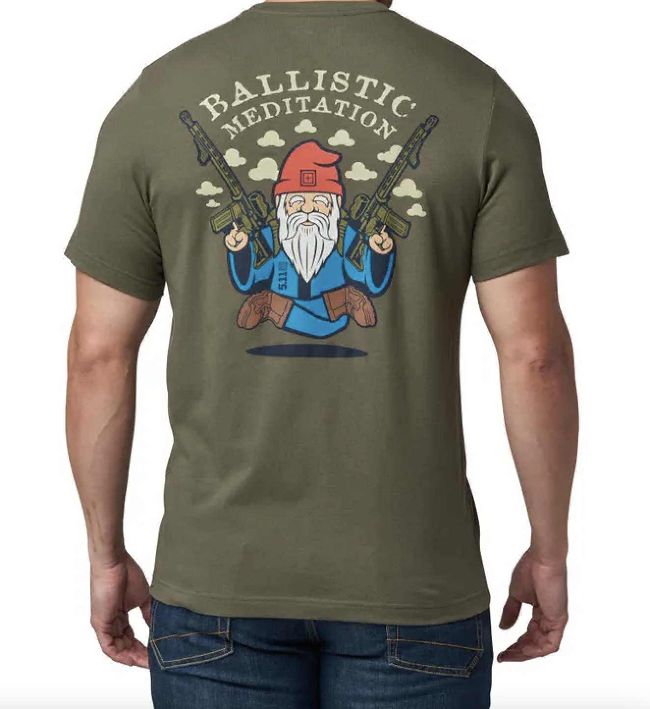 T-SHIRT BALLISTIC MEDITATION (RANGER GREEN)