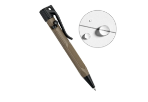 Mini Bolt Action pen Black Ink (FDE)