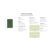 Pocket Size Hard Cover Book  (Olive)